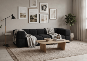 Sofa 3-osobowa z funkcją spania RUBIK 271x104 cm