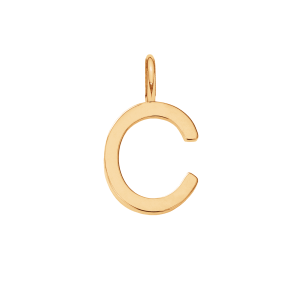 Literka C pozłacana