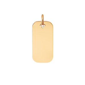 Nieśmiertelnik pozłacany 2,4 cm