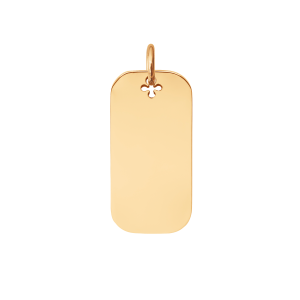 Nieśmiertelnik pozłacany 3 cm