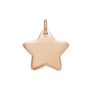 Gwiazdka 1,5 cm różowe pozłocenie