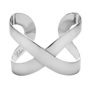 Bransoleta Infinity posrebrzana