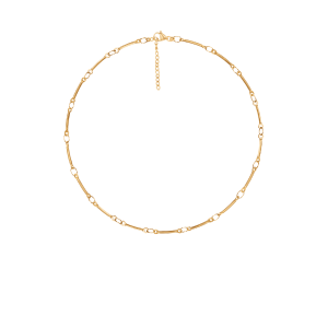 Bransoletka Bamboo pozłacana 17+5 cm