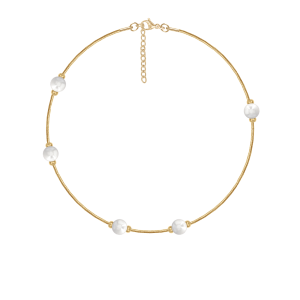 Bransoletka Pearls pozłacana