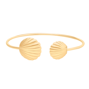 Bransoleta mankietowa Venus pozłacana