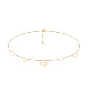 Choker Icons pozłacany