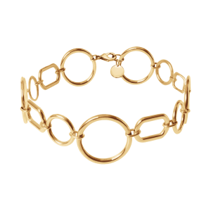 Choker California pozłacany