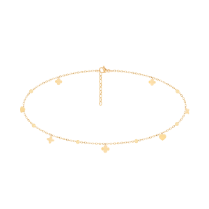 Choker Etincelle pozłacany