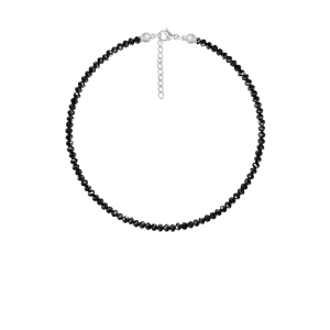 Bransoletka z kamieni spinel posrebrzana