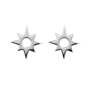 Kolczyki Star ażurowe srebrne