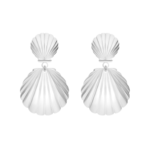 Kolczyki Venus 3,4 cm posrebrzane