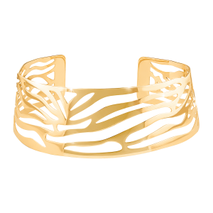Choker Zebra, pozłacany