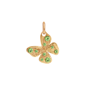Zawieszka Papillon 1 cm pozłacana