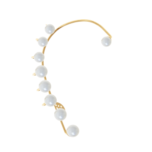 Pearls - nausznica prawa pozłacana