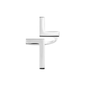 Pierścionek Cross posrebrzany