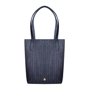 Shopper mini ciemny jeans