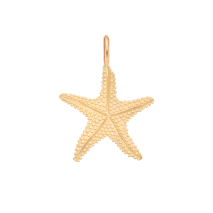 Zawieszka Starfish 1,8 cm, pozłacana