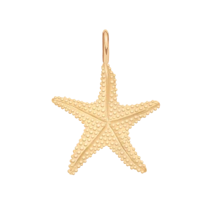 Zawieszka Starfish 2,3 cm, pozłacana