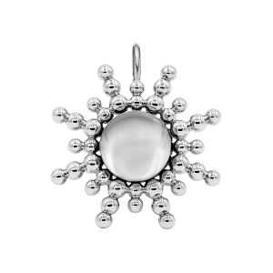 Zawieszka Sun 1,5 cm posrebrzana
