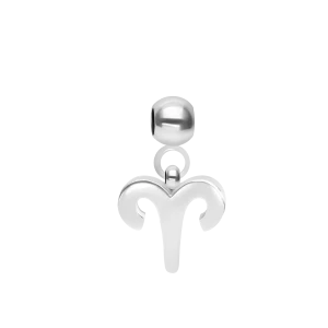 Zawieszka Charming znak zodiaku Baran posrebrzany
