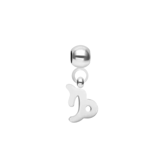 Zawieszka Charming znak zodiaku Koziorożec posrebrzany