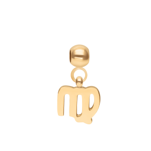 Zawieszka Charming znak zodiaku Panna pozłacana