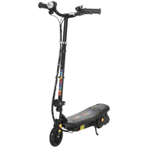 Homcom Monopattino elettrico 120 W pieghevole per bambini 7-14 anni 12 Km/h max. autonomia 10 Km max. nero
