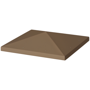 Outsunny Copertura per Gazebo da Giardino 3x3 m in Tessuto Oxford 600D con Fori di Drenaggio, Marrone