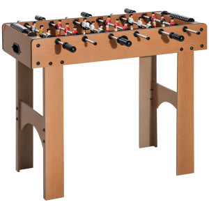 Homcom Calcio Balilla Professionale per Bambini con Aste in Legno MDF 87x43x78cm Aosom