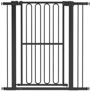Pawhut Cancelletto per Cani, 76-104 cm, Nero   Aosom Italy