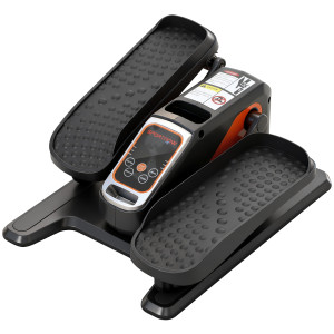 Sportnow Mini Ellittica Elettrica Silenziosa con 12 Velocità Modalità Manuale e Automatica Telecomando e Display LED Nero   Aosom Italy