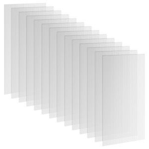 Outsunny 14 pannelli a nido d'ape in policarbonato 4 mm, resistenti ai UV, adattabili, dimensioni per pannello 121L x 61B cm   Aosom Italy