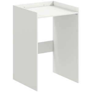 Homcom Mobile per lavatrice con ripiano aperto, Armadio a nicchia da bagno per piccoli spazi, 64x60x97,5 cm, Bianco   Aosom Italy