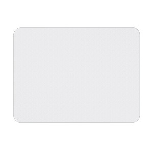 Homcom Tappetino per Sedia Ufficio Salvapavimento Antiscivolo in Plastica, 90x120cm, Trasparente Aosom