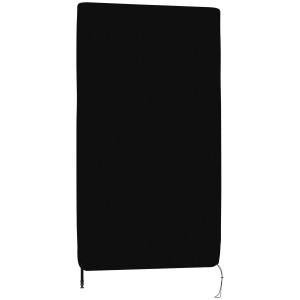 Sportnow Copertura Tavolo da Ping Pong 257x153x5 cm in Polietilene Nero con Fibbie e Cerniere incluse Aosom