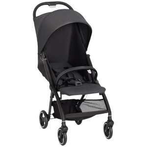 Aiyaplay Passeggino per Bambini 0-3 Anni Pieghevole e Leggero con Schienale Regolabile, Capottina, Cestino, Grigio Scuro   Aosom Italy