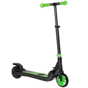 Homcom Monopattino Elettrico Bambini 6 Anni + Pieghevole, 71x36,5x75-80 cm, in Alluminio e Acciaio, Verde   Aosom Italy