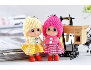 Cut doll toy Key Chain
