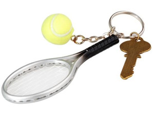 Tennis Racket Key Chain