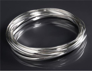 10-Piece Silver Plated Bangle M.