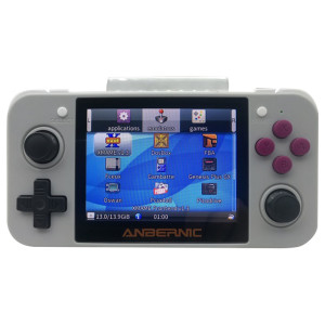 RG350 512M16GB Linux System Game Consoles Grey