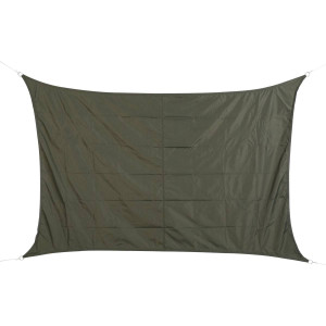Voile d'ombrage rectangulaire CURACAO Ardoise 3 x 2 m - Polyester Hespéride