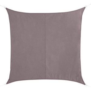 Voile d'ombrage rectangulaire CURACAO Taupe 3 x 2 m - Polyester Hespéride