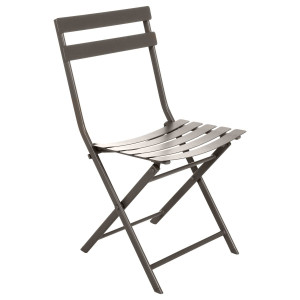 Chaise de jardin pliante GREENSBORO Tonka Acier traité époxy, Traitement antirouille renforcé Hespéride