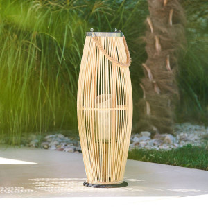 ATMOSPHERA Lanterne d'intérieur FIT Beige H. 72 cm Hespéride