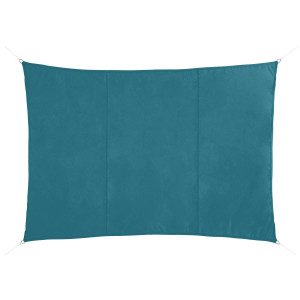 Voile d'ombrage rectangulaire SHAE Bleu canard 4 x 3 m - Polyester Hespéride