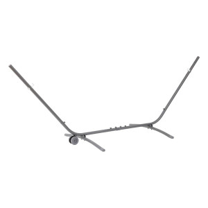Pied réglable pour hamac PANAO Noir 296/377 x 135 125 cm - Acier traité époxy Hespéride