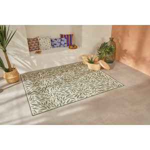 ATMOSPHERA Tapis d'extérieur ILANGA Vert 150 x 100 cm - Polypropylène Hespéride
