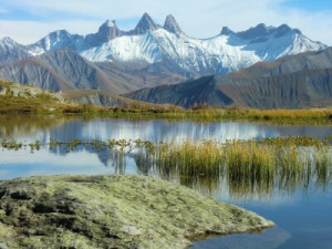 Fototapete Andere Reflexionsvermögen, Natur, canada, grün, alpine