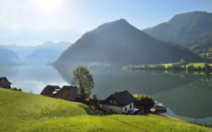 Fototapete blank, Sommer, Wasser, Urlaub, Berg